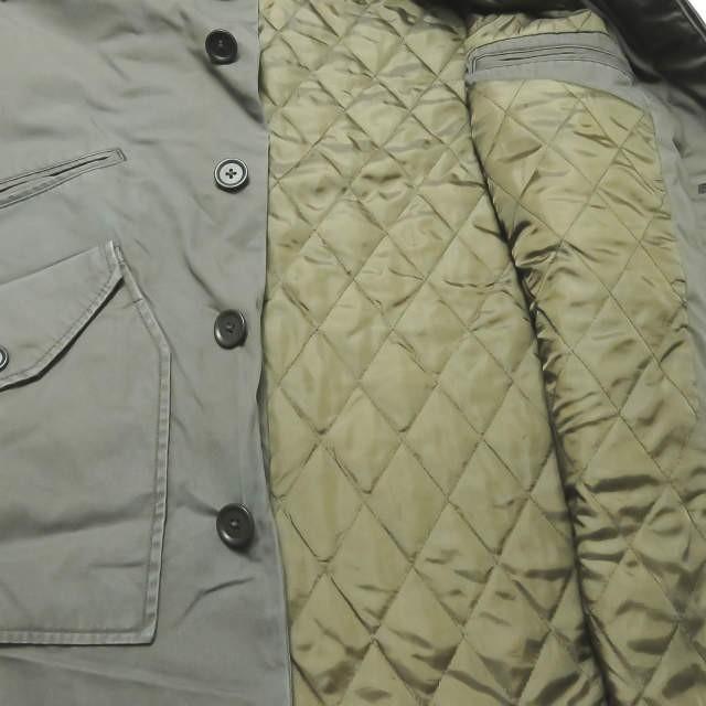 エスダブル S/DOUBLE 中綿コットンツイルステンカラーコート 3130603 US/S JP/M グレー キルティング アウター |  | 09