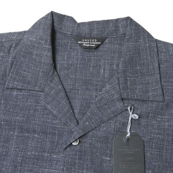 アンユーズド UNUSED 19SS OPEN COLLAR SHORT SLEEVE SHIRT オープン