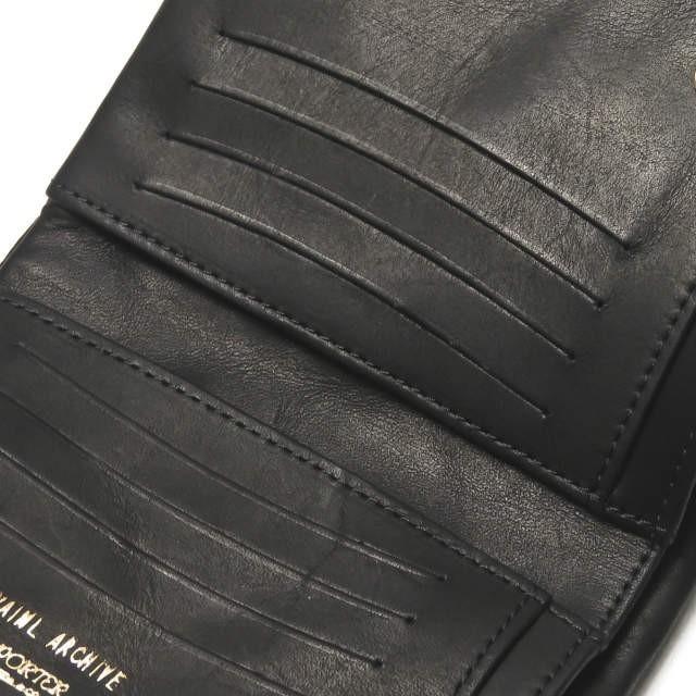 ヴァイナルアーカイブ ポーター VAINL ARCHIVE x PORTER 別注 PUFF WALLET-M オイルレザー パフウォレット ブラック 二つ折り 牛革 ヴァイナルアーカイブ ポーター VAINL ARCHIVE x PORTER 別注 PUFF WALLET-M オイルレザー パフウォレット ブラック 二つ折り 牛革