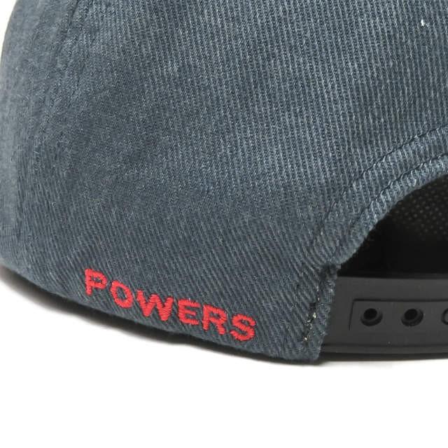 パワーズ POWERS 18AW アメリカ製 HOPPY CAP ホッピーキャップ フリー ネイビー ロゴ刺繍  帽子 |  | 06