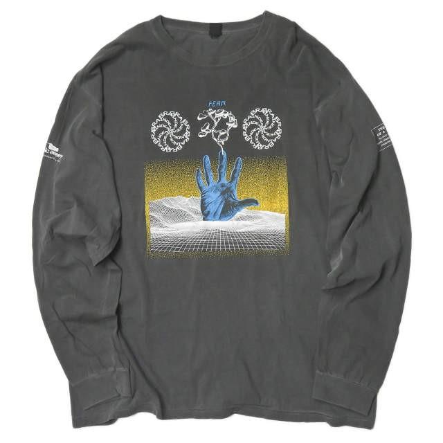 ブレインデッド BRAIN DEAD 19SS Chaos Long Sleeve Tee ロゴプリント 