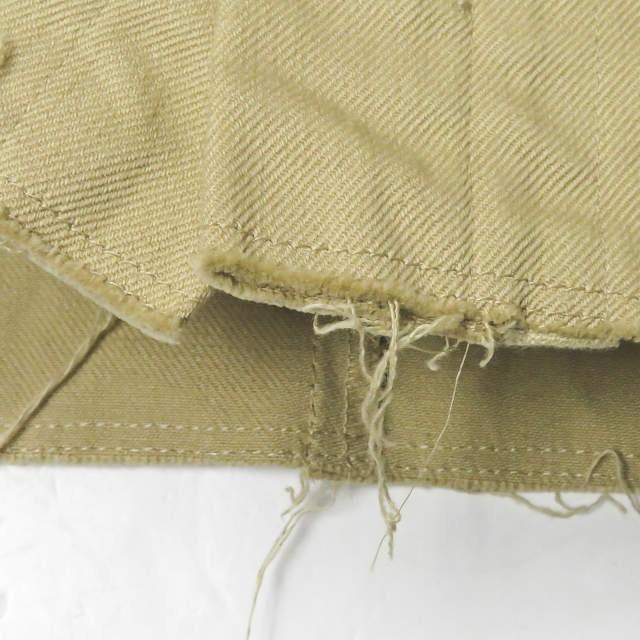 アンユーズド UNUSED 18AW 日本製 Cut Off Cotton Jacket カットオフ