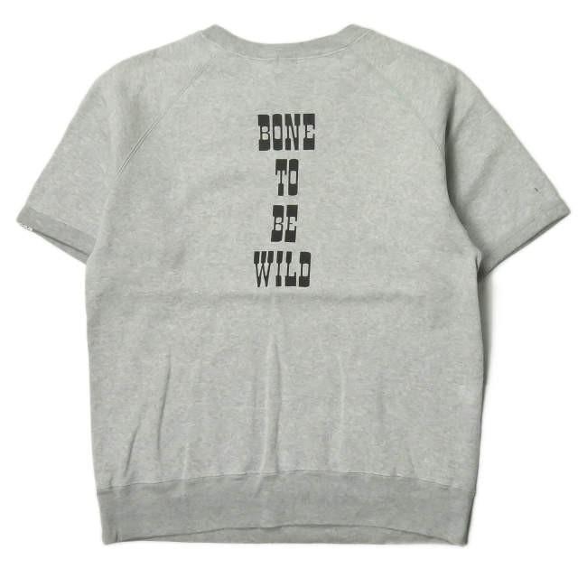 ア ベイシング エイプ A BATHING APE 日本製 BONE SWEAT BABY MILO ショートスリーブスウェット S グレー 半袖 ラグラン BAPE ASNKA スカル |  | 01