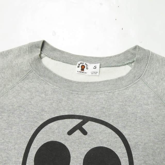 ア ベイシング エイプ A BATHING APE 日本製 BONE SWEAT BABY MILO ショートスリーブスウェット S グレー 半袖 ラグラン BAPE ASNKA スカル |  | 03