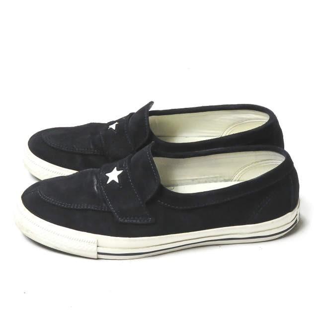 アディクト ONE STAR LOAFER ネイビー 27cm コンバース アディクト ワンスターローファー ネイビー US8.5 27