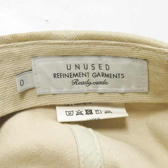 アンユーズド UNUSED 17SS 日本製 denim cap 6パネルデニムキャップ 