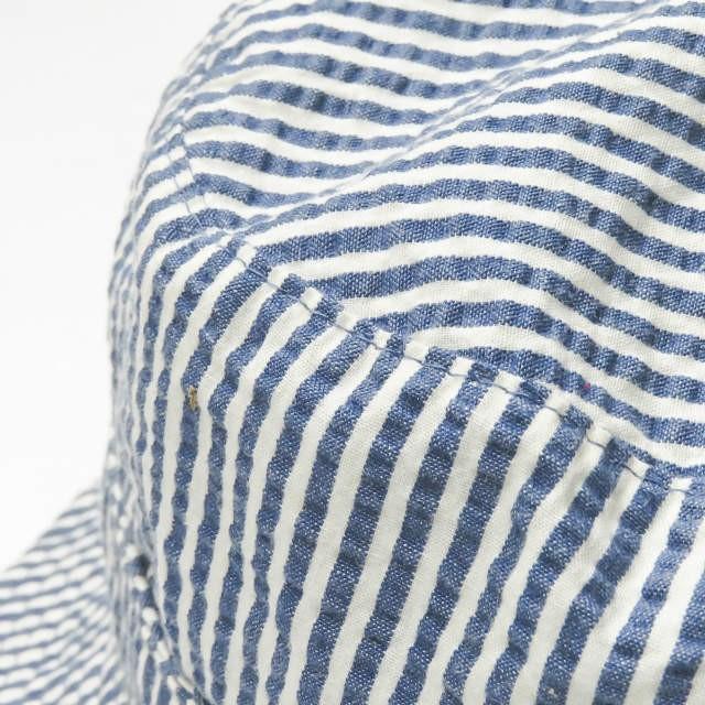 エスダブル S/DOUBLE 日本製 シアサッカーストライプバケットハット 1150901 M ネイビー/ホワイト STUSSY ステューシー 帽子 |  | 03