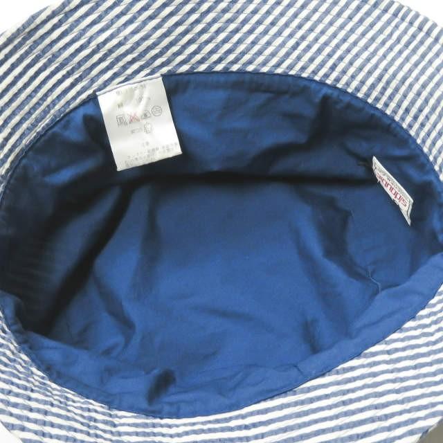 エスダブル S/DOUBLE 日本製 シアサッカーストライプバケットハット 1150901 M ネイビー/ホワイト STUSSY ステューシー 帽子 |  | 04