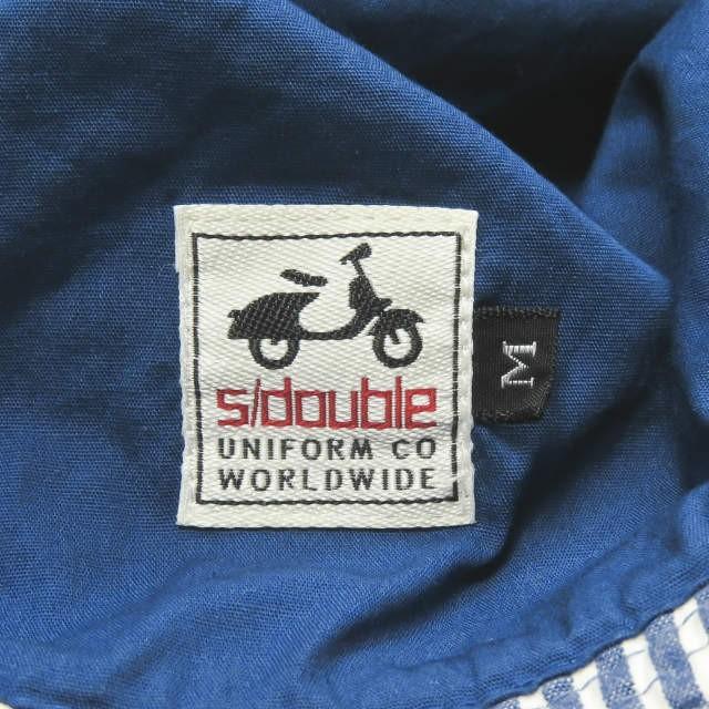 エスダブル S/DOUBLE 日本製 シアサッカーストライプバケットハット 1150901 M ネイビー/ホワイト STUSSY ステューシー 帽子 |  | 05