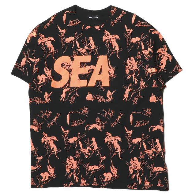 ウィンダンシー Wind And Sea 19ss T Shirt Pattern ロゴプリンクルー