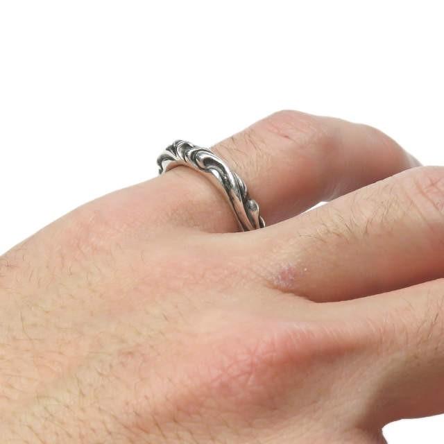 クロムハーツ CHROME HEARTS Scroll Band スクロールバンドリング 12号 シルバー 指輪 アクセサリー |  | 02