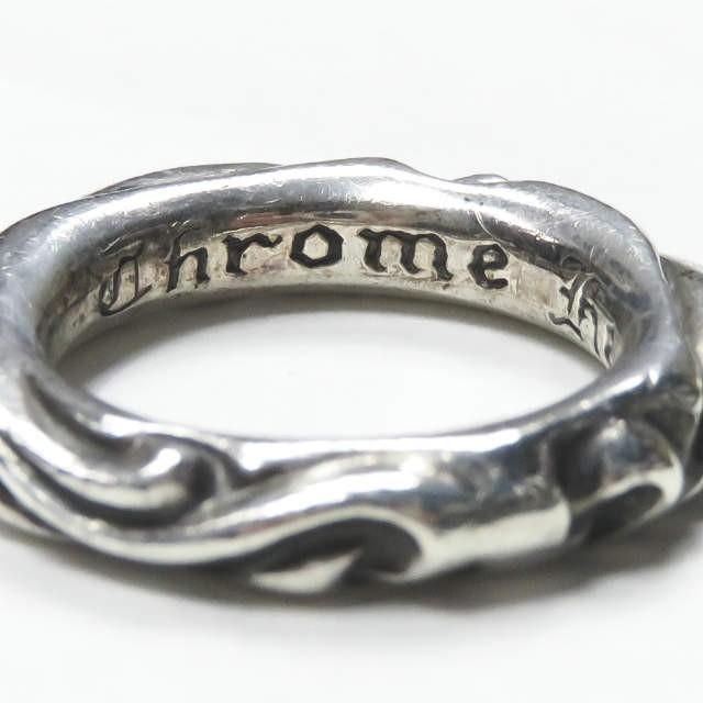 クロムハーツ CHROME HEARTS Scroll Band スクロールバンドリング 12号 シルバー 指輪 アクセサリー |  | 03