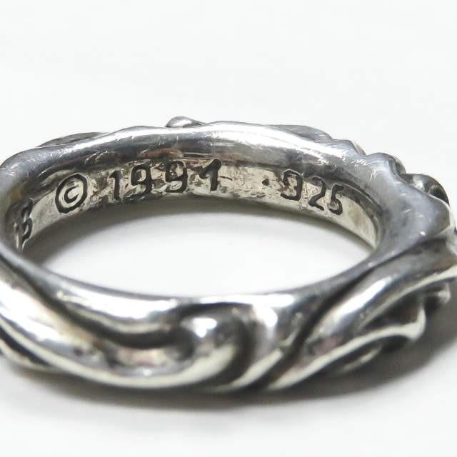 クロムハーツ CHROME HEARTS Scroll Band スクロールバンドリング 12号 シルバー 指輪 アクセサリー |  | 05