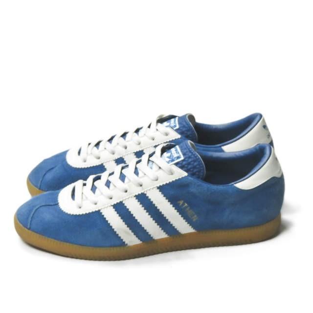 アディダス adidas ATHEN アテネ 547439 US10(28cm) ブルー スエード 