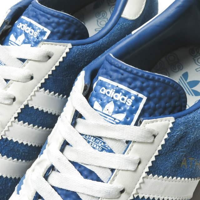 アディダス adidas ATHEN アテネ 547439 US10(28cm) ブルー スエード