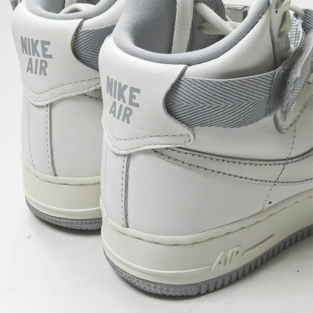 ナイキ NIKE AIR FORCE 1 HIGH RETRO QS エアフォース1レトロクイックストイラク 743546-101 US8.5(26.5cm) グレー/ホワイト スニーカー シューズ |  | 07