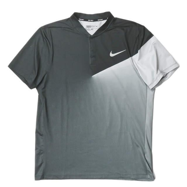 ナイキゴルフ Nike Golf Dri Fit ヘンリーネックポロシャツ 010 Xl ブラック グレー 半袖 Tシャツ ゴルフウェア トップス S Loopヤフーショッピング店 通販 Yahoo ショッピング