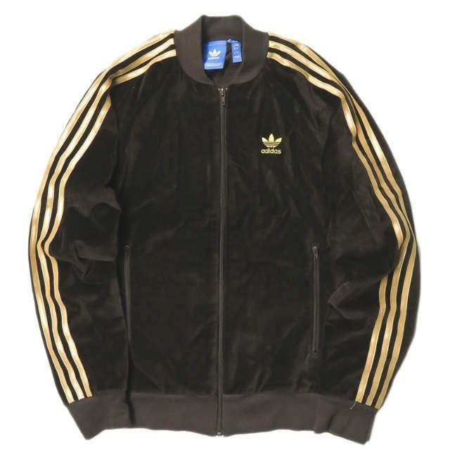 アディダス ビューティーアンドユース adidas Originals x BEAUTY&YOUTH 別注 VELOUR TRACK JACKET  ベロアトラックジャケット BK4562 S ブラウン : s15459 : LOOPヤフーショッピング店 - 通販 - Yahoo!ショッピング