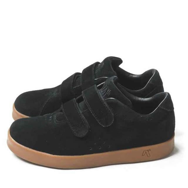 アース AREth Velcro Gum スエードベルクロスニーカー US8(26cm
