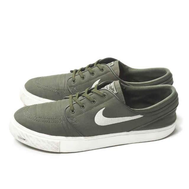 ナイキ NIKE ZOOM STEFAN JANOSKI ズームステファンジャノスキー 615957-304 US9.5(27.5cm) カーキ リップストップ キャンバス スニーカー シューズ｜looponline｜02