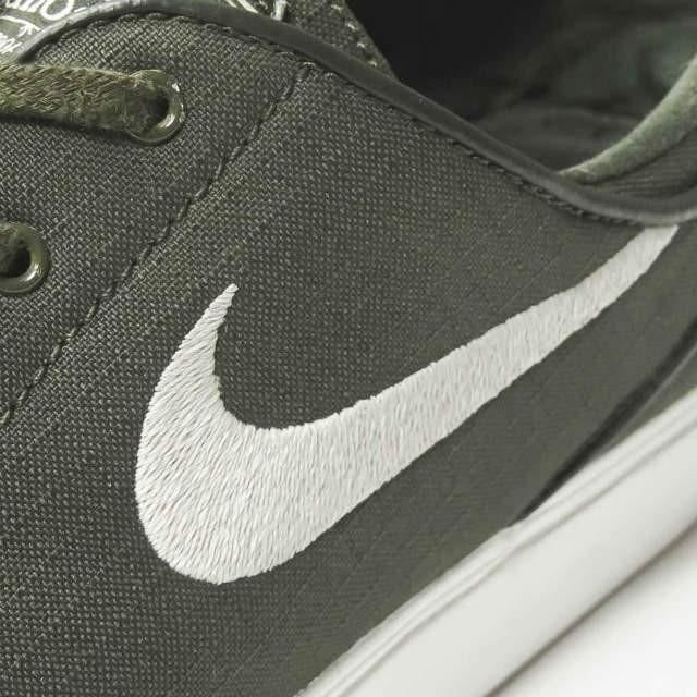 ナイキ NIKE ZOOM STEFAN JANOSKI ズームステファンジャノスキー 615957-304 US9.5(27.5cm) カーキ リップストップ キャンバス スニーカー シューズ｜looponline｜07