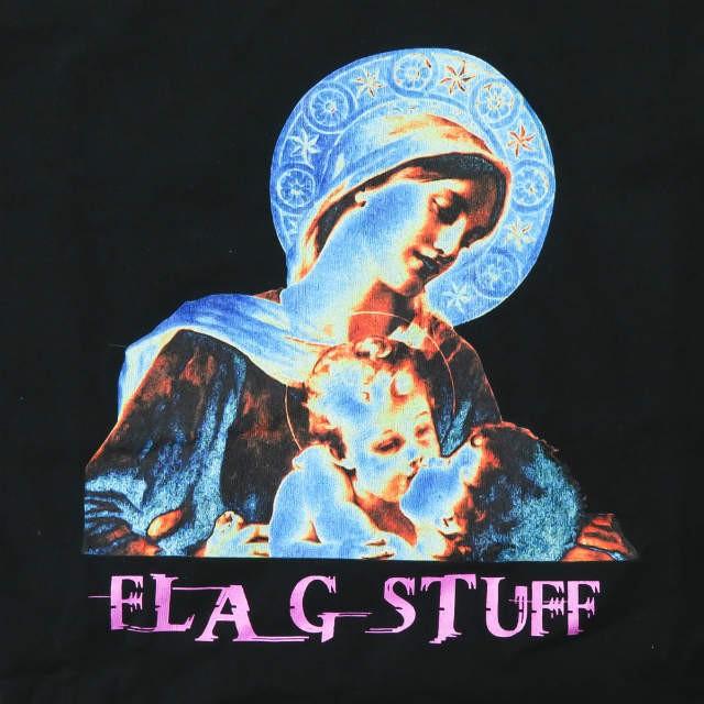 Flagstuff フラグスタッフ F Lagstuf F 19aw Wish Tee 聖母マリアプリントtシャツ 19aw Fs 55 S ブラック 半袖 トップス S Loopヤフーショッピング店 通販 Yahoo ショッピング
