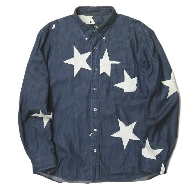 ソフネット SOPHNET. 日本製 BIG STAR DENIM B.D SHIRT(WASHED ソフネット SOPHNET. 日本製 BIG STAR DENIM B.D SHIRT(WASHED