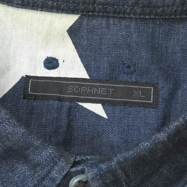 ソフネット SOPHNET. 日本製 BIG STAR DENIM B.D SHIRT(WASHED ソフネット SOPHNET. 日本製 BIG STAR DENIM B.D SHIRT(WASHED
