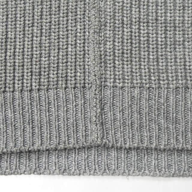 UNUSED US1290 コットンカシミア ニット グレー