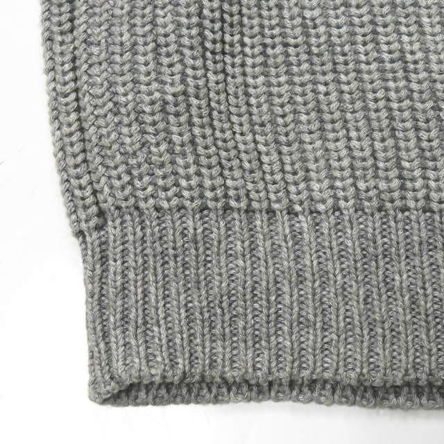 UNUSED US1290 コットンカシミア ニット グレー