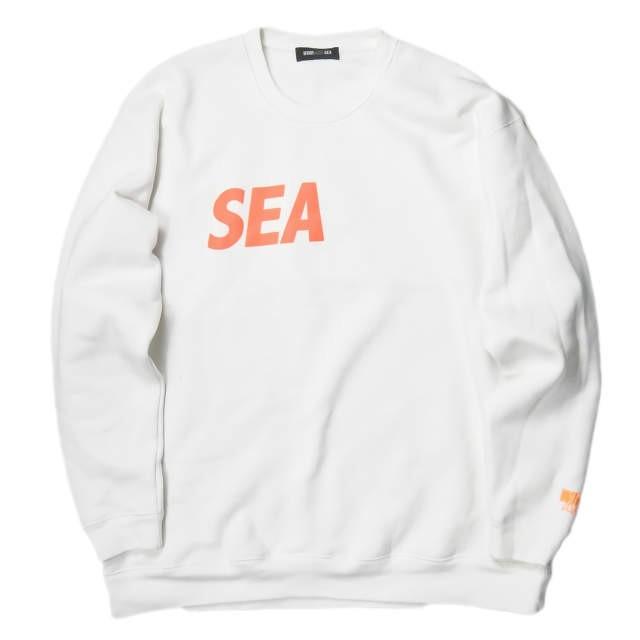 ウィンダンシー WIND AND SEA SEA(small) SWEAT SHIRT ロゴプリント クルーネックスウェット WDS-CS-173 XL WHITE/ORANGE プルオーバー 熊谷隆志 :s15696:LOOPヤフーショッピング店 - 通販 - Yahoo!ショッピング ウィンダンシー WIND AND SEA SEA(small) SWEAT SHIRT ロゴプリント クルーネックスウェット WDS-CS-173 XL WHITE/ORANGE プルオーバー 熊谷隆志 :s15696:LOOPヤフーショッピング店 - 通販 - Yahoo!ショッピング