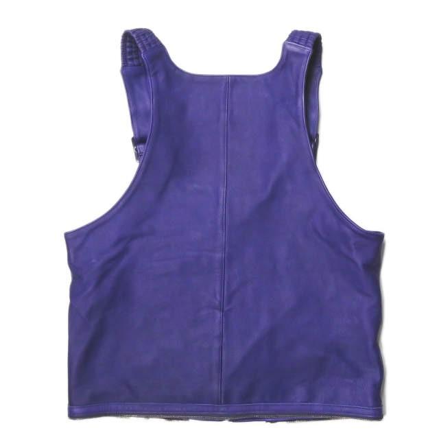 アンユーズド UNUSED 19AW 日本製 STRAP VEST ストラップレザーベスト