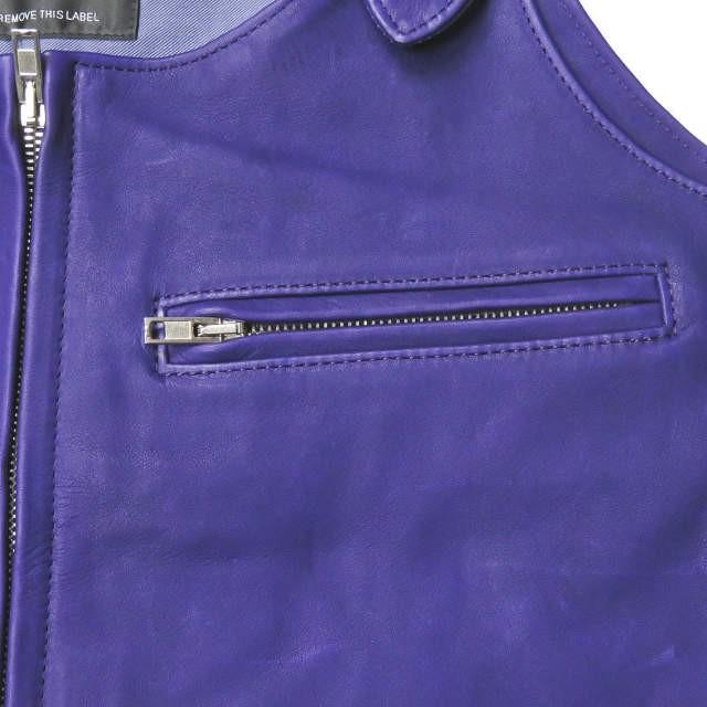 アンユーズド UNUSED 19AW 日本製 STRAP VEST ストラップレザーベスト