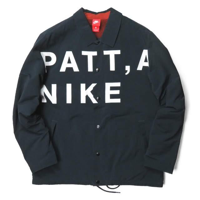 ナイキ パタ NIKE x PATTA 18AW 別注 Coach Jacket 裏ボア ロゴ ナイキ パタ NIKE x PATTA 18AW 別注 Coach Jacket 裏ボア ロゴ