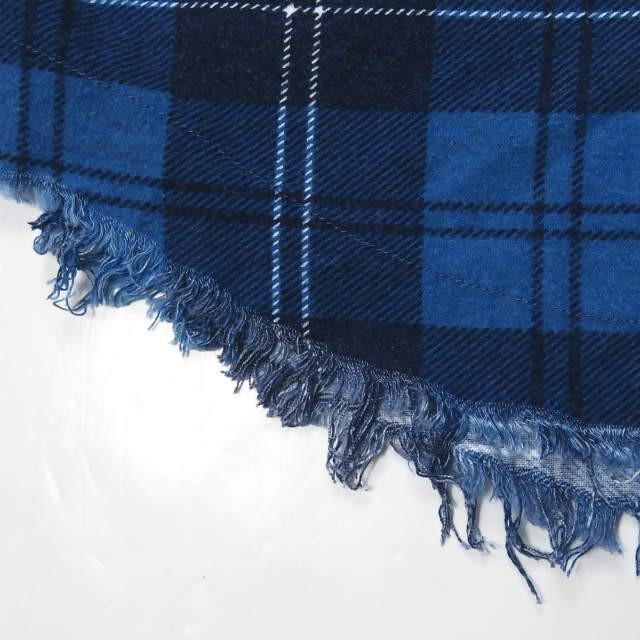 アンユーズド UNUSED 19AW 日本製 damage check nel shirt ダメージ