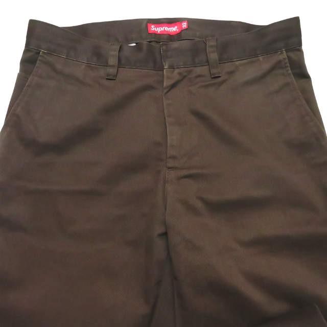 シュプリーム Supreme Work Pant ポリエステル/コットンツイル