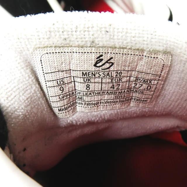 エス es SAL 20 スエードスケートスニーカー US9(27cm) ブラック ETNIES ローカット スニーカー シューズ |  | 12