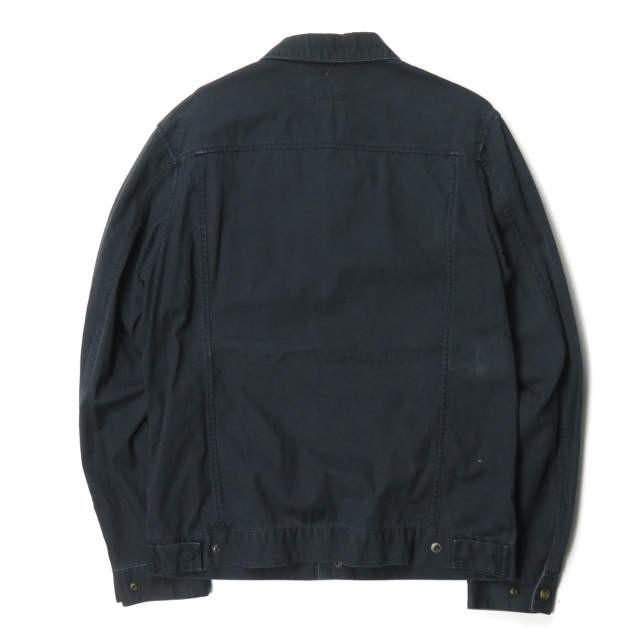 エスダブル S/DOUBLE 日本製 コットンワークジャケット 1140603 US/S JP/M ネイビー ダブルポケット ブルゾン ミリタリー アウター |  | 01
