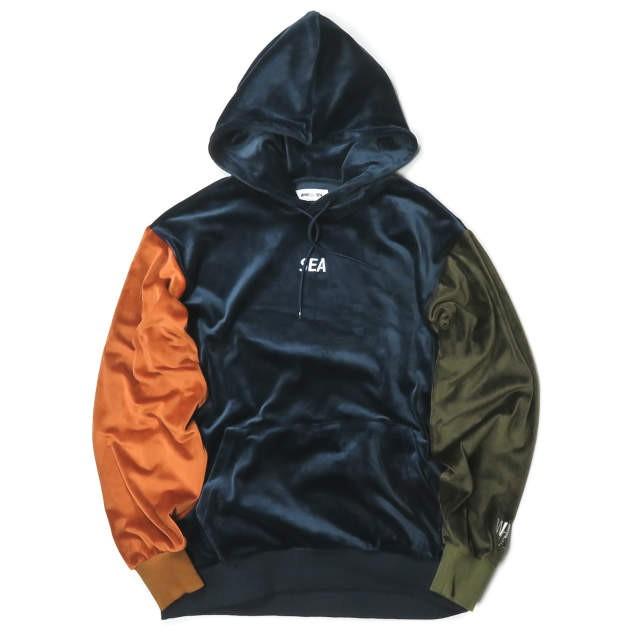 ウィンダンシー WIND AND SEA 19AW VELOUR HOODIE ベロアフーディー