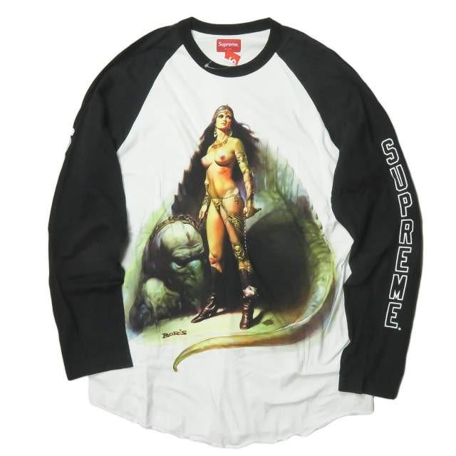シュプリーム Supreme 14SS Boris Amazon Raglan Top ボリスアマゾン 