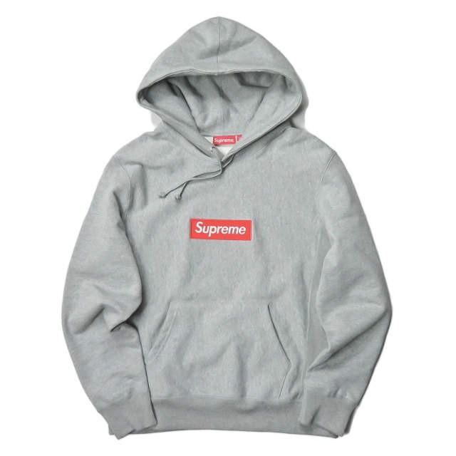 シュプリーム Supreme 16AW カナダ製 BOX LOGO HOODED SWEAT SHIRT ボックスロゴスウェットフーディー S  H.Grey グレー パーカー トップス : s16214 : LOOPヤフーショッピング店 - 通販 - Yahoo!ショッピング