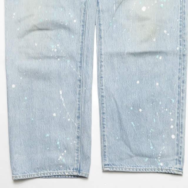 アンユーズド UNUSED 17AW 日本製 Painted Denim Pants ペイントデニム