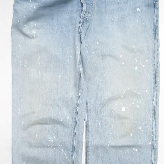 アンユーズド UNUSED 17AW 日本製 Painted Denim Pants ペイントデニム