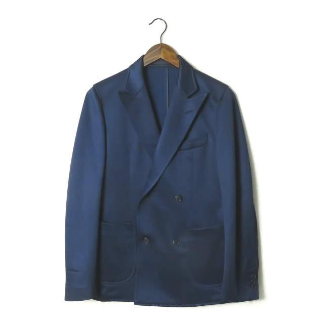 ザスタイリストジャパン The Stylist Japan ポリエステルジャージー ダブルブレストジャケット&2タックパンツ JKT/S PT/M スーツ セットアップ |  | 01