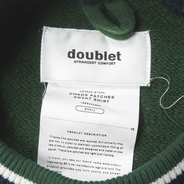 ダブレット doublet 18SS 日本製 CHAOS PATCH SWEAT SHIRT カオス  