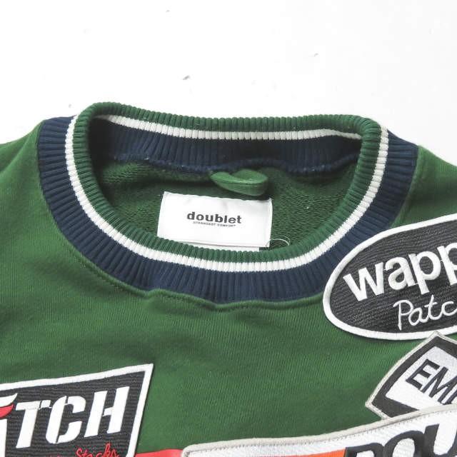 ダブレット doublet 18SS 日本製 CHAOS PATCH SWEAT SHIRT カオス  
