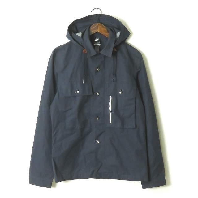 ナイキ スポーツウェア NIKE SPORTSWEAR NSW VENTILE SHIRT JACKET ベンタイルシャツジャケット 503845-410 M ネイビー フード ブルゾン アウター | 