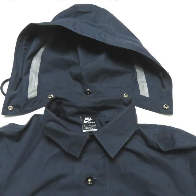 ナイキ スポーツウェア NIKE SPORTSWEAR NSW VENTILE SHIRT JACKET ベンタイルシャツジャケット 503845-410 M ネイビー フード ブルゾン アウター |  | 04