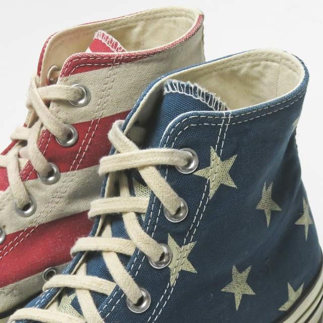 converse アシンメトリー星条旗　世界1300足限定モデル　ct70 コンバース ct70 チャックテイラー ハイカット 星条旗 ピース