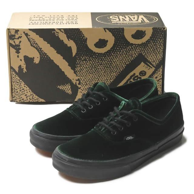 バンズ ビリーズ Vans X Billy S 別注 Authentic V44 Velvet オーセンティック ベルベット Us7 25cm グリーン ベロア スニーカー シューズ S Loopヤフーショッピング店 通販 Yahoo ショッピング